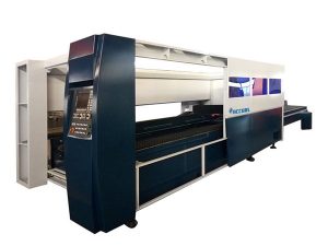 metal təbəqə sənaye lazer kəsmə maşını 500w əlavə qorunma sistemi