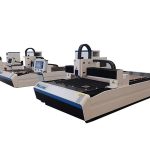 metal boşqab üçün yüksək dəqiqlikli lif lazer kəsmə maşını ikiqat xətti motor