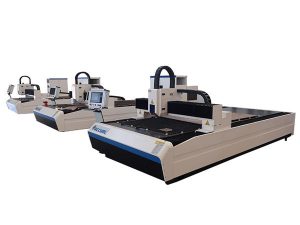 metal boşqab üçün yüksək dəqiqlikli lif lazer kəsmə maşını ikiqat xətti motor
