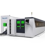 metal boru və boşqab lif yüksək sürətli lazer kəsici maşın 1500w dönər cihazı ilə