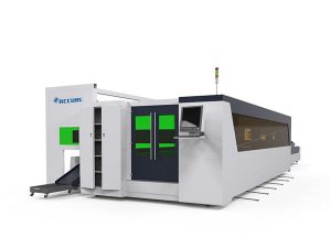 metal boru və boşqab lif yüksək sürətli lazer kəsici maşın 1500w dönər cihazı ilə